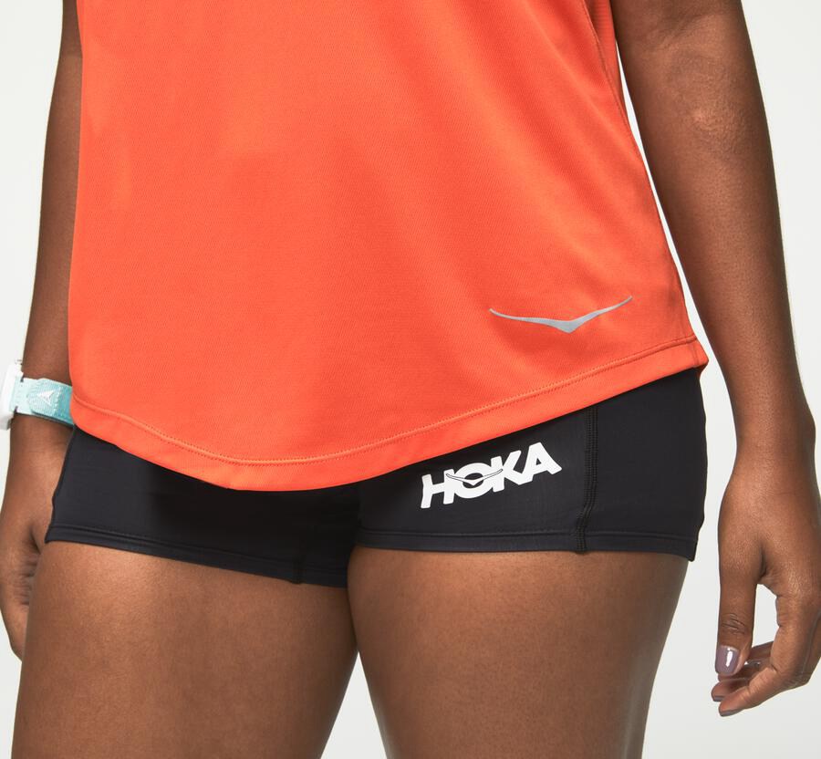 Top Hoka One One Mujer - Performance Tank - Naranjas - PWJ915486